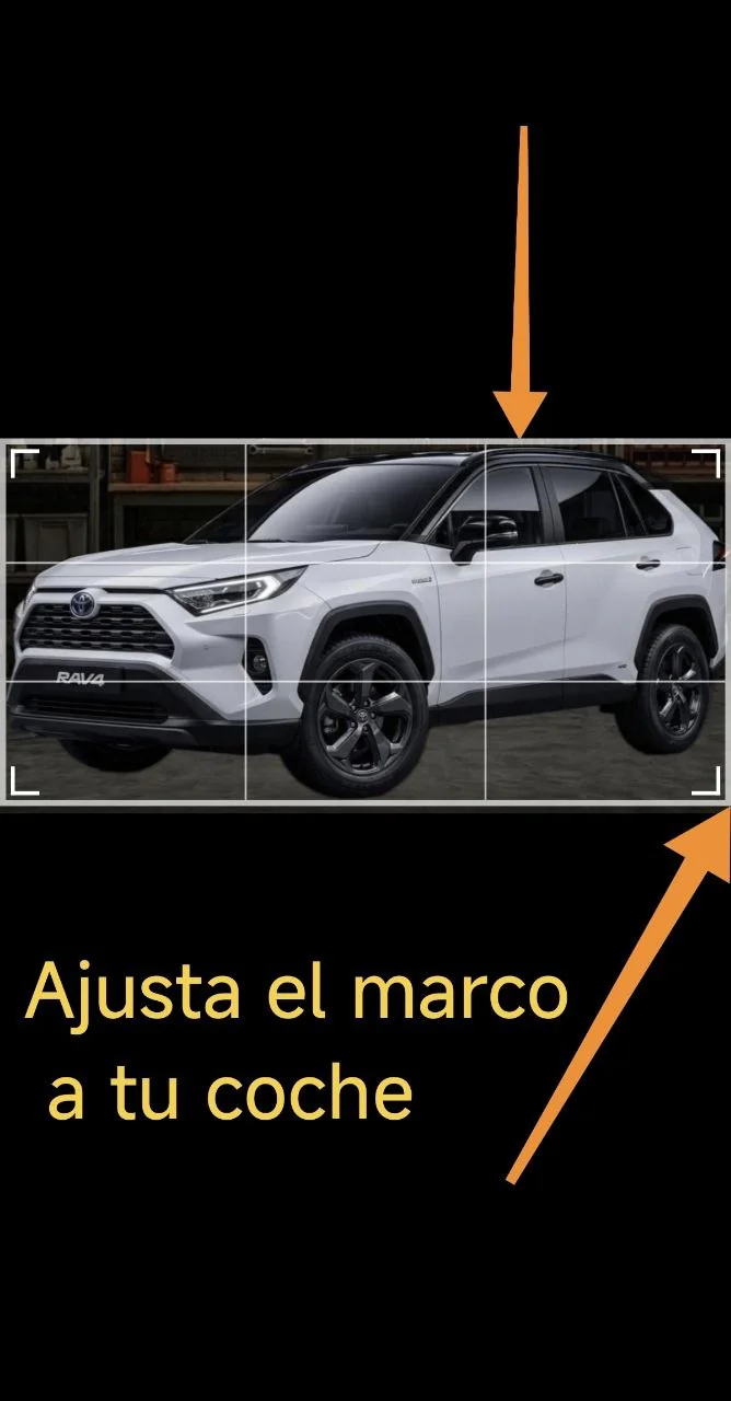 Ajusta el marco a tu coche