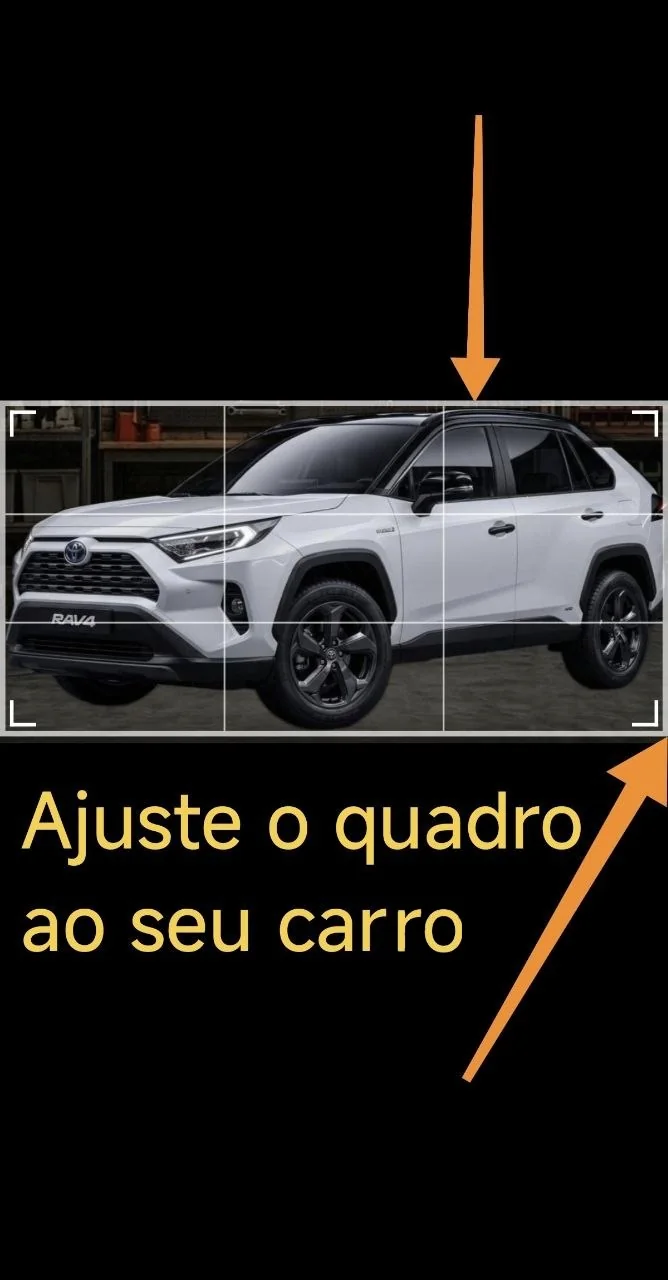Ajuste o quadro ao seu carro