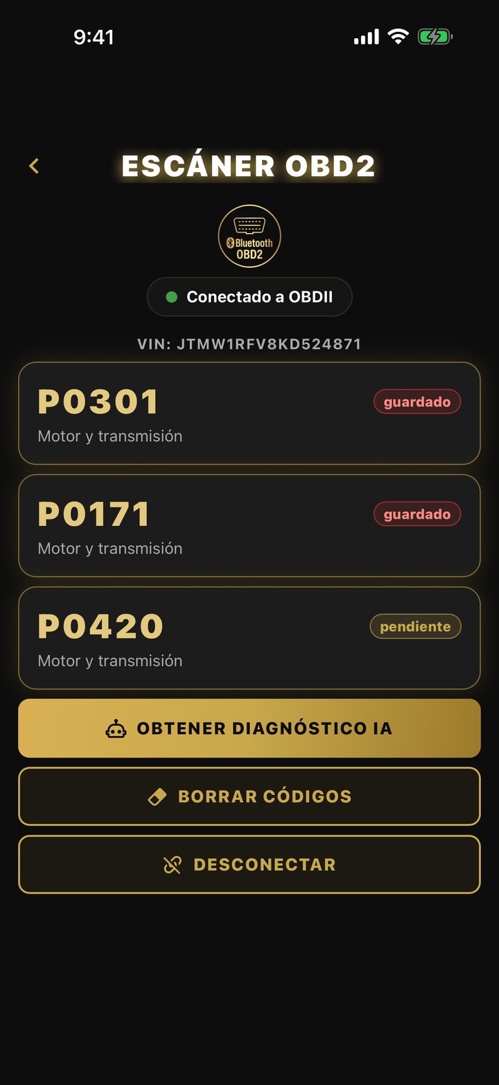Escáner OBD2